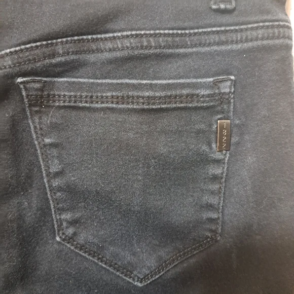 1822 Denim Skinny Women's Black Denim Stretch Jeans Size 4 Basic Classic Work - Picture 9 of 11